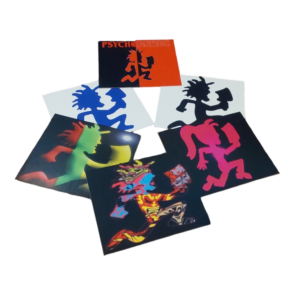 6 Hatchet Man Or Girl Stickers Multiple Colors x